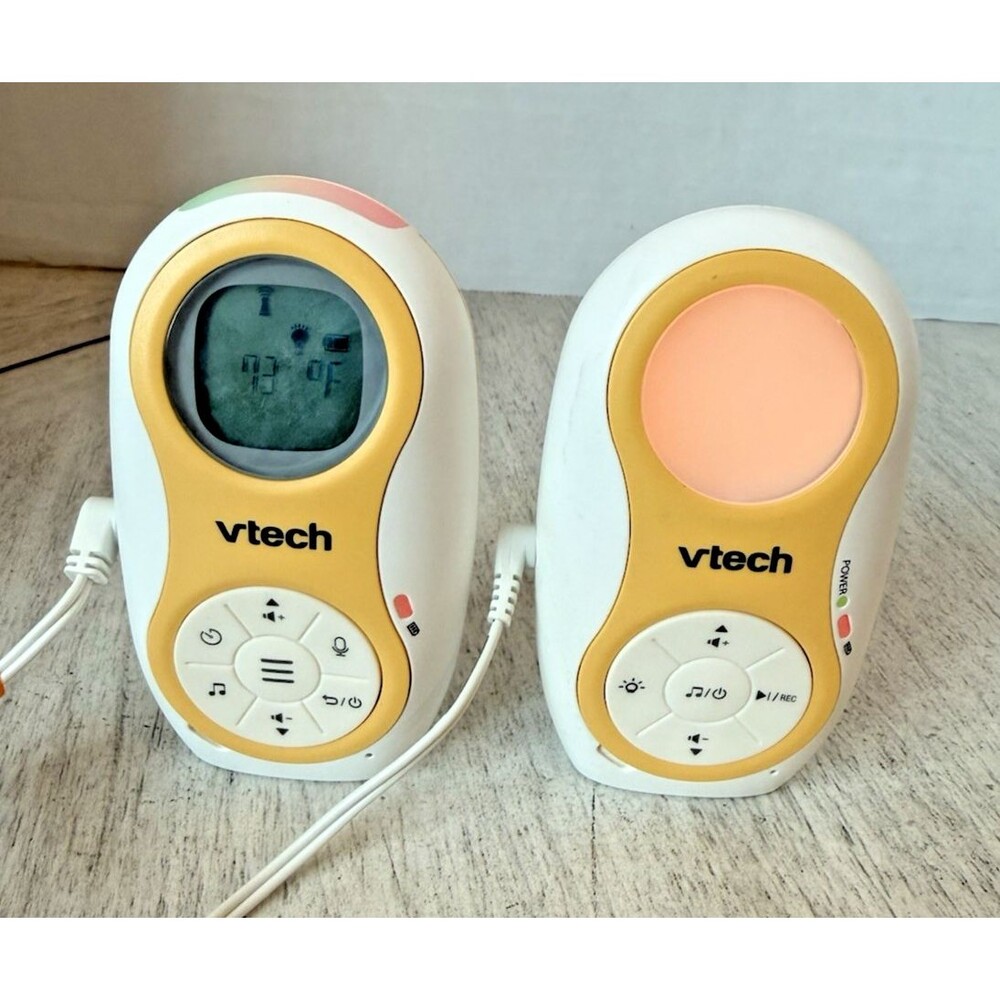 VTech DM1215 Digital Audio Baby Monitor Parent Unit, 1 Power Cord Adapter Tested